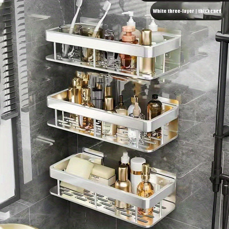 Storage Rack – Multi-Piece Camping RV Special Drilling-Free Storage Rack Bathroom Wall-Mounted To