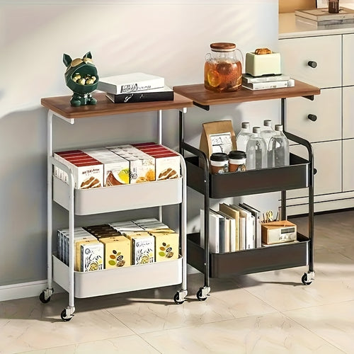 3-Tier Rolling Kitchen Storage Cart