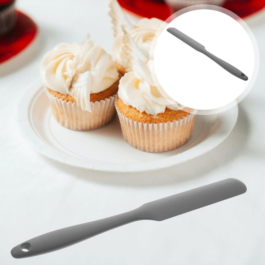 Kitchen Essential – Set of 9 High-Quality Silicone Spatulas, Expert Baking Scrapers Including Dough Scoop And Icing Tools, Non-Stick Flexible Kitchen Utensils in Red, Black, And Purple, Perf