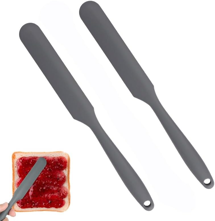 Kitchen Essential – Set of 9 High-Quality Silicone Spatulas, Expert Baking Scrapers Including Dough Scoop And Icing Tools, Non-Stick Flexible Kitchen Utensils in Red, Black, And Purple, Perf