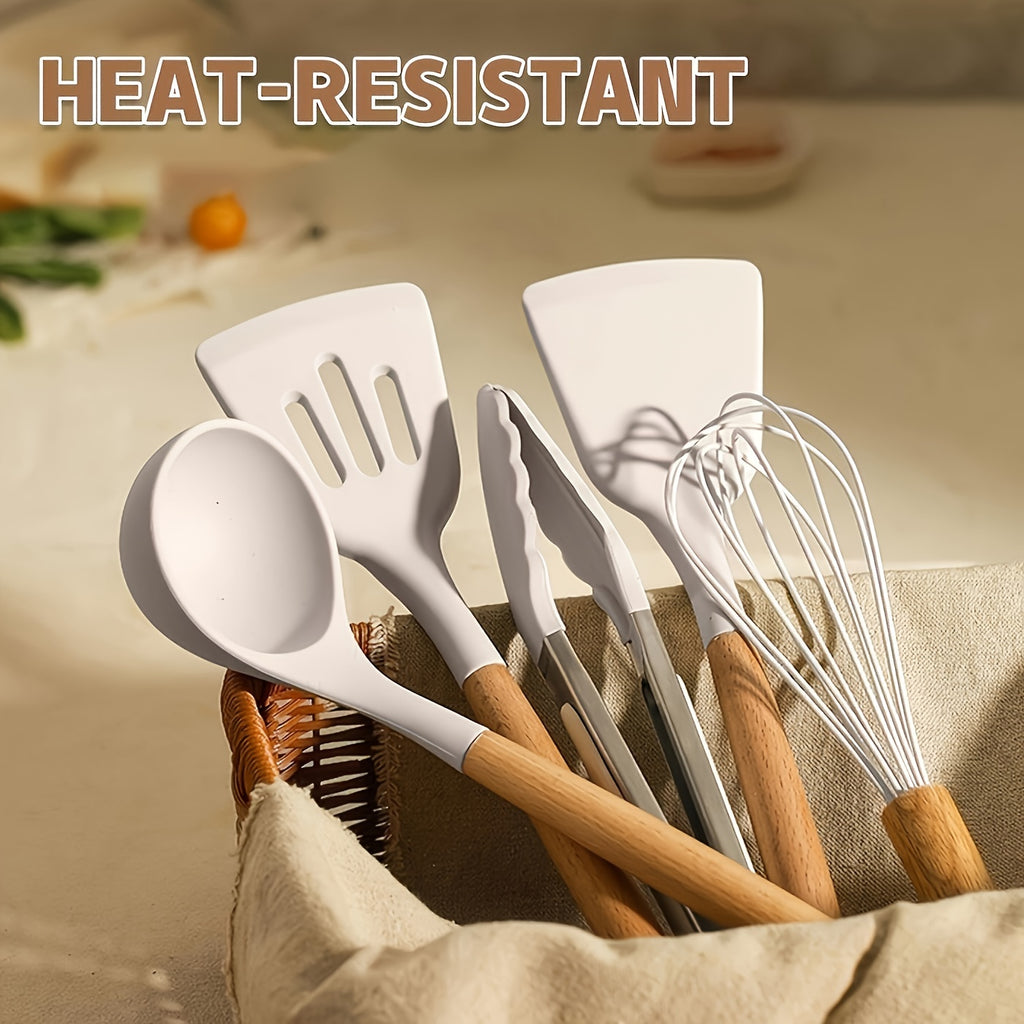 Kitchen Essential – 33pcs/set, Silicone Utensil Set, Kitchen Utensil Set, Safety Cooking Utensils Set, Non-Stick Cooking Utensils Set With Handle, Washable Modern Cookware, Kitchen Stuff, Ki