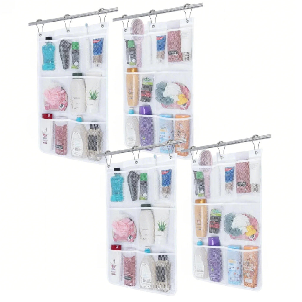 Easy-Access 1/2/3/4 Pack Home Storage Organizer – space-saving everyday organization, 7 Pocket Hanging Mesh Shower Caddy Quick-Dry Portable Bathroom Organizer for Soap Shampoo Cruise, designed for American homes, daily convenience and practical gifti