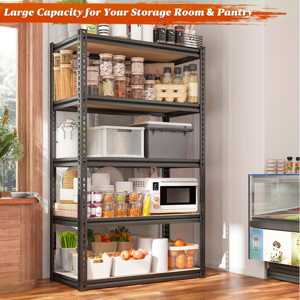 Easy-Access 5 Tier Adjustable Home Storage Rack – durable multi-purpose storage, Reibll 72 Heavy Duty Garage Shelving 5 Tier Adjustable Garage Storage Shelves 2000LBS Metal, designed for American homes, daily convenience and practical gifting