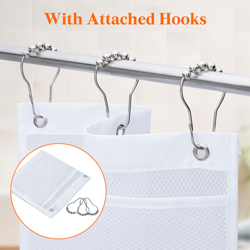Easy-Access 1/2/3/4 Pack Home Storage Organizer – space-saving everyday organization, 7 Pocket Hanging Mesh Shower Caddy Quick-Dry Portable Bathroom Organizer for Soap Shampoo Cruise, designed for American homes, daily convenience and practical gifti