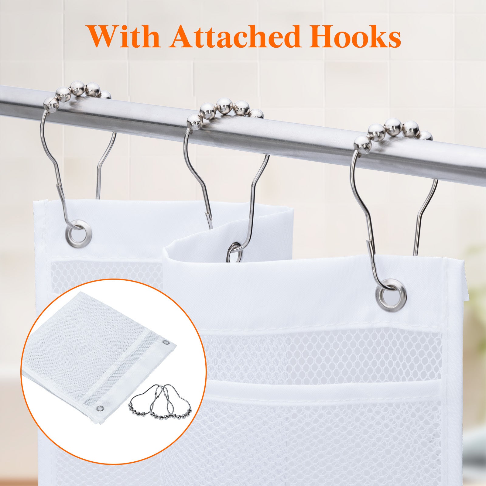 Easy-Access 1/2/3/4 Pack Home Storage Organizer – space-saving everyday organization, 7 Pocket Hanging Mesh Shower Caddy Quick-Dry Portable Bathroom Organizer for Soap Shampoo Cruise, designed for American homes, daily convenience and practical gifti