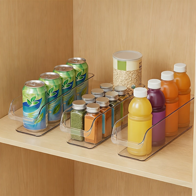 Space-Saving Refrigerator Storage Organizer – easy-access fridge organization, Set of 3 6 Clear Storage Bins Including Large And Small Plastic Organizers for, designed for American homes, daily convenience and practical gifting