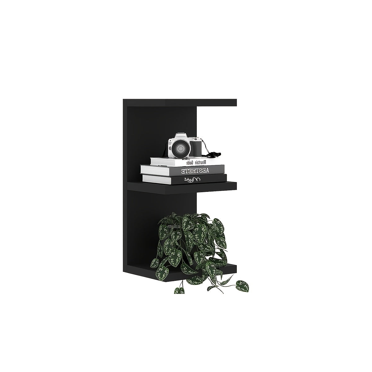 Home Organizer – 3/5 Tier Floating Shelf Unit In Black Or White Innovative Space-saving Modern Stor
