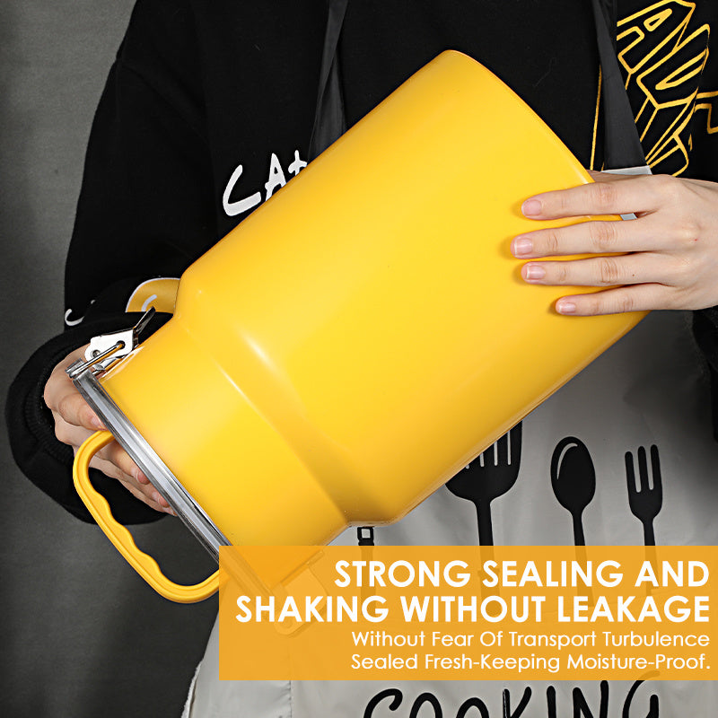 Modern Home Storage Organizer – space-saving everyday organization, Family-Size Food Guardian Durable Stainless Steel Snap-Lock Containers- Moisture Pest Proof Airtight Design 1, designed for American homes, daily convenience and practical gifting