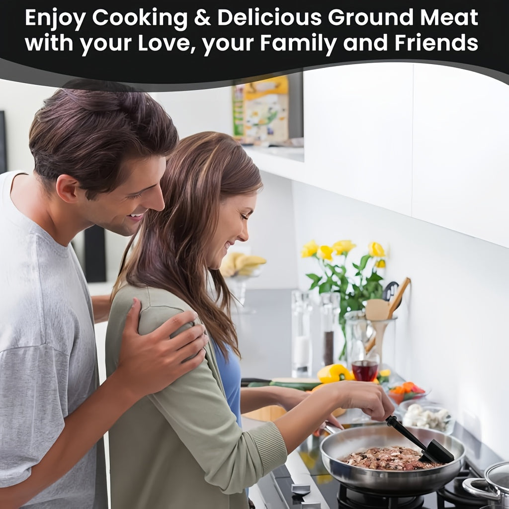 Kitchen Essential – LMMAKE 2pcs Multipurpose Kitchen Chopper Tools: Professional-Grade Heat Resistant Meat Grinder And Vegetable Masher. Perfect for Hamburger Patty Formation, Potato Mashing