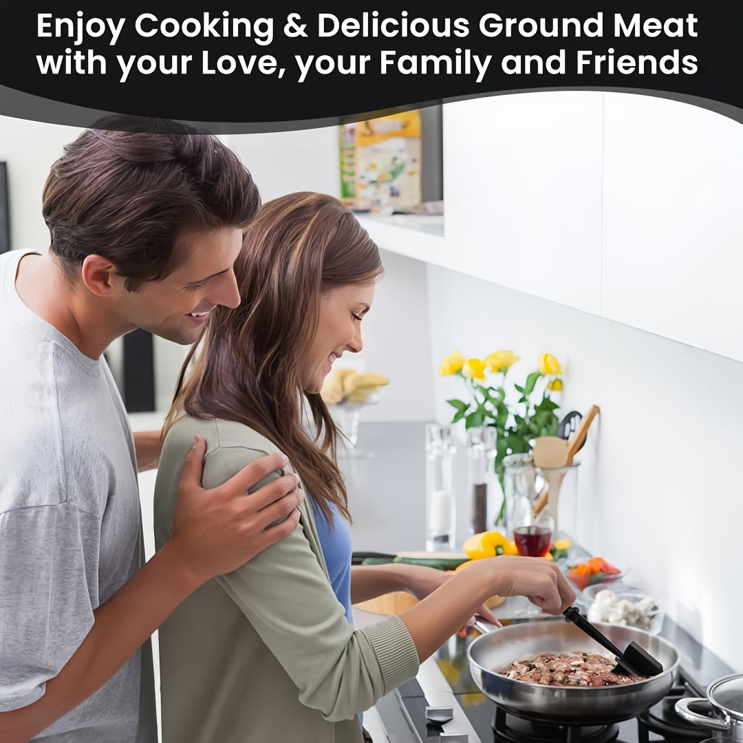 Kitchen Essential – LMMAKE 2pcs Multipurpose Kitchen Chopper Tools: Professional-Grade Heat Resistant Meat Grinder And Vegetable Masher. Perfect for Hamburger Patty Formation, Potato Mashing