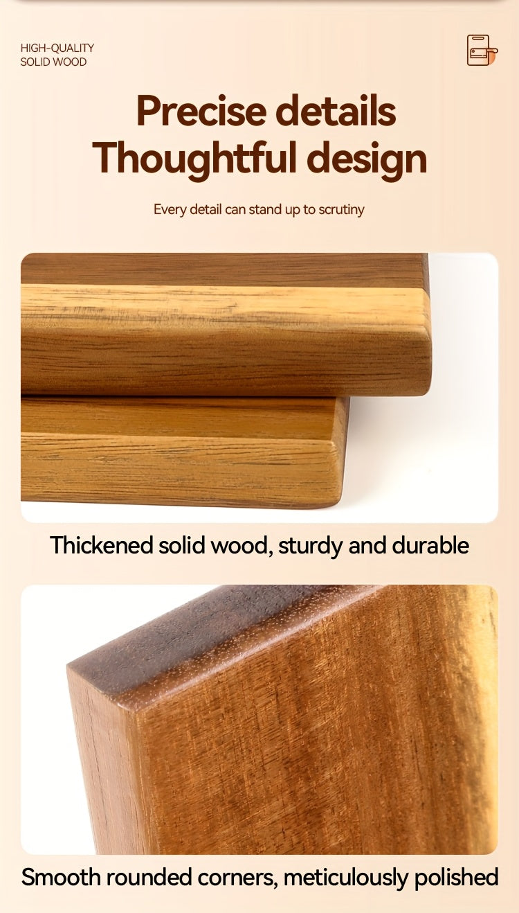 Premium Kitchen Cutting Board – durable food prep and serving, 36X12 Inch Extra Large Acacia Wood Charcuterie Board Cutting Board with Handles 3Ft Rectangular, designed for American homes, daily convenience and practical gifting