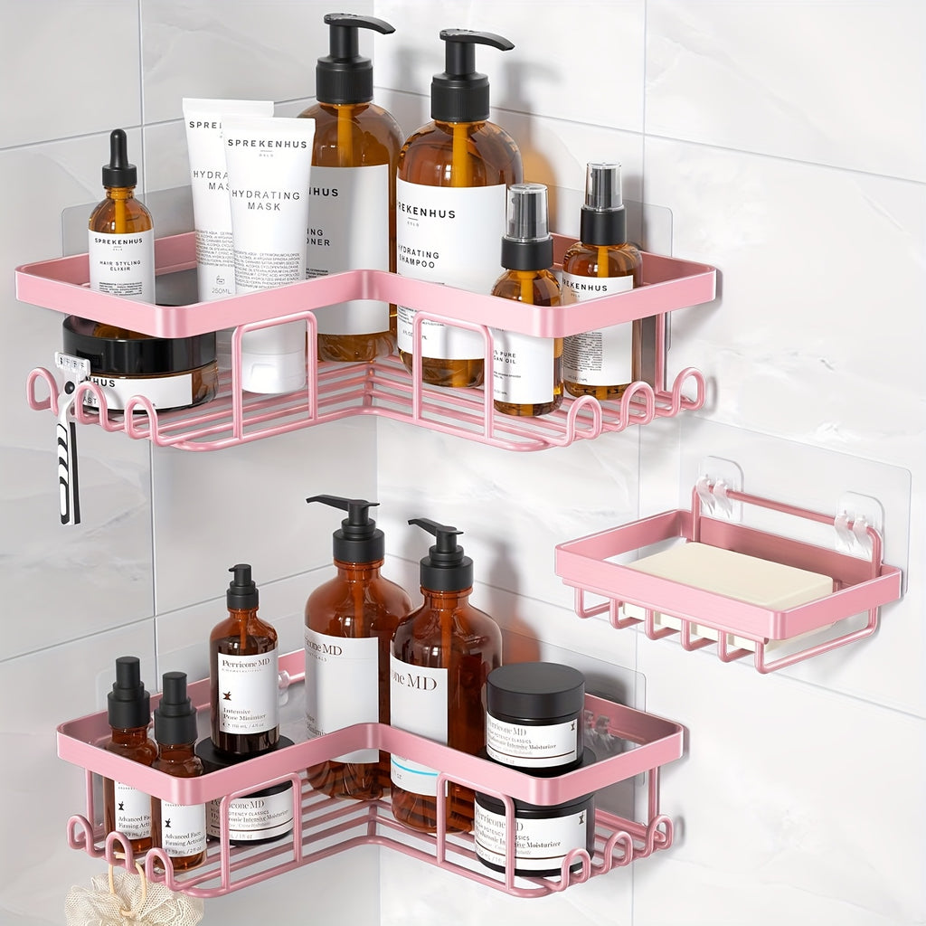 Smart Adjustable Home Storage Rack – durable multi-purpose storage, Versatile Adjustable Home Storage Rack durable multi-purpose storage Corner Adhesive Shower Caddy, designed for American homes and practical gifting