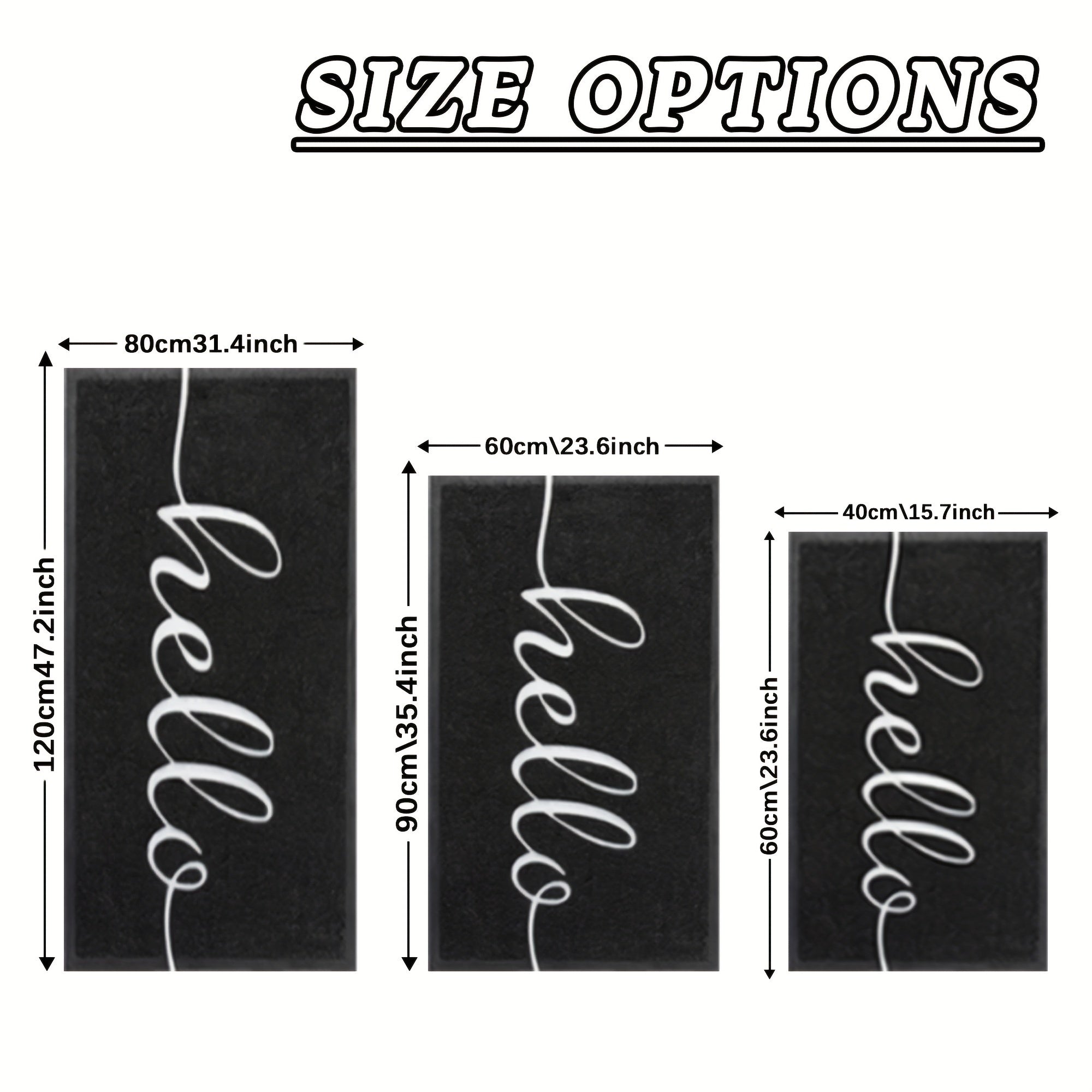 Smart 1pc Home Accent Rug – comfortable decorative floor coverage, 1pc Nordic Style Letter Outdoor Entrance Door PVC Wire Ring Mat Anti-slip Floor Mat, designed for American homes, daily convenience and practical gifting