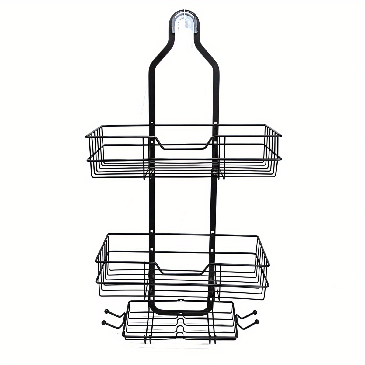 Compact Adjustable Home Storage Rack – durable multi-purpose storage, Over-The-Head Shower Organizer with Hooks Shower Caddy Hanging Bathroom Organizer Rustproof Shower Shelf for, designed for American homes, daily convenience and practical gifting