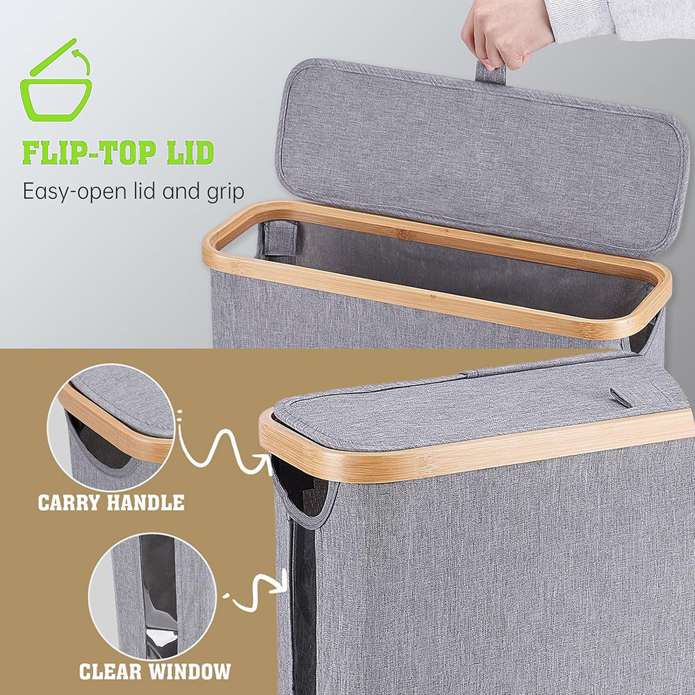 Smart Stackable Home Storage Bins – portable space-saving storage, Bamboo Toilet Paper Storage Basket with Lid Large Capacity Holds 12 Rolls Multi-functional Bathroom, designed for American homes, daily convenience and practical gifting