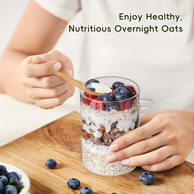 10pcs Glass Jars with Lids & Spoons - Airtight Sealed Containers Suitable for Spices, Salt, Sugar Storage, Lid & Spoon Lid for Camping, Picnic, BBQ, Restaurant Use - Tableware for and Commercial Use