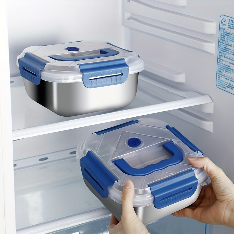 Compact 20/16/12/10/5/4pcs Refrigerator Storage Organizer – easy-access fridge organization, 20 16 12 10 5 4pcs Stainless Steel Airtight Food Storage Containers Sealed Fresh, designed for American homes, daily convenience and practical gifting