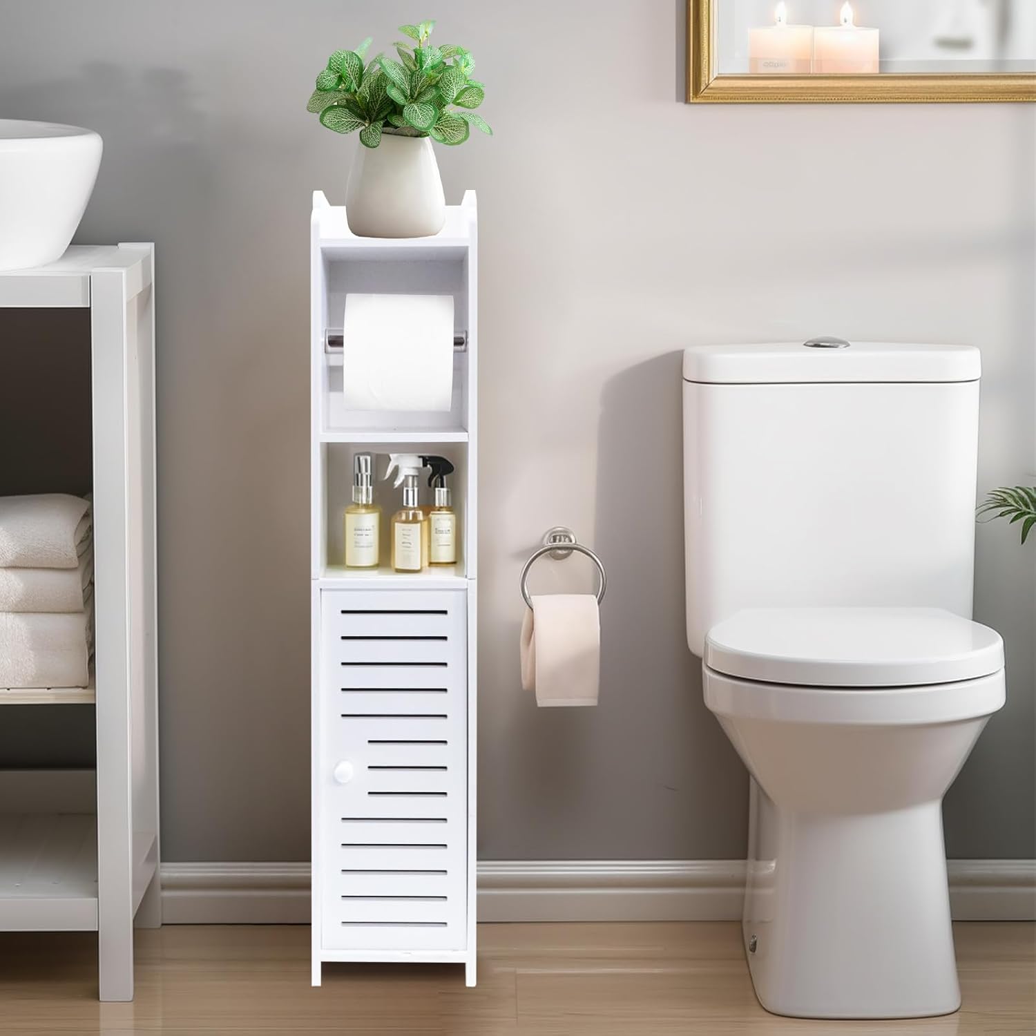 Versatile Home Accent Rug – comfortable decorative floor coverage, Thick And Sturdy Material with A Toilet Paper Holder Toiletry Storage Suitable for Corner, designed for American homes, daily convenience and practical gifting