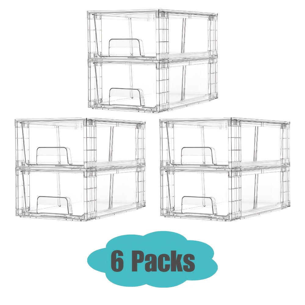 Home Organizer – Modern 4/6/8/10 Pack Pull-Out Cabinet Organizer – smooth-access cabinet organizati