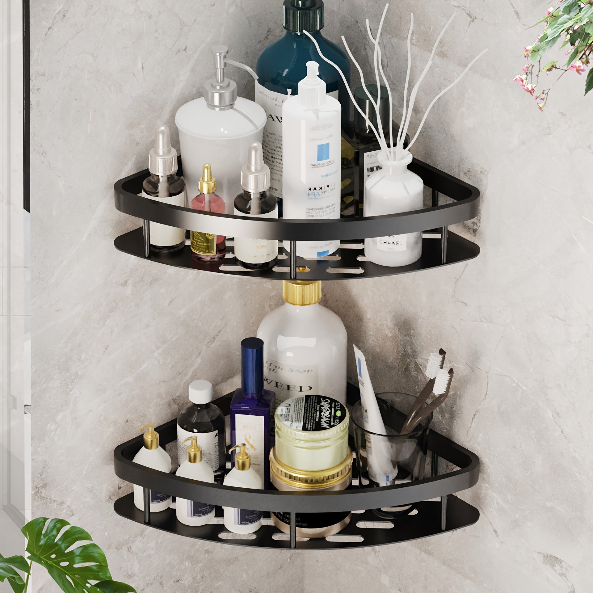 Storage Rack – Premium 2 Pack Adjustable Home Storage Rack durable multi-purpose storage 2