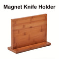 Home Storage Organizer – Magnetic Knife Block & Holder - Non-Slip Magnetic Knife Stand with Knife Storage, Space-Saving Countertop Organizer, - Locking System, Board Compatible (No Knife Sha