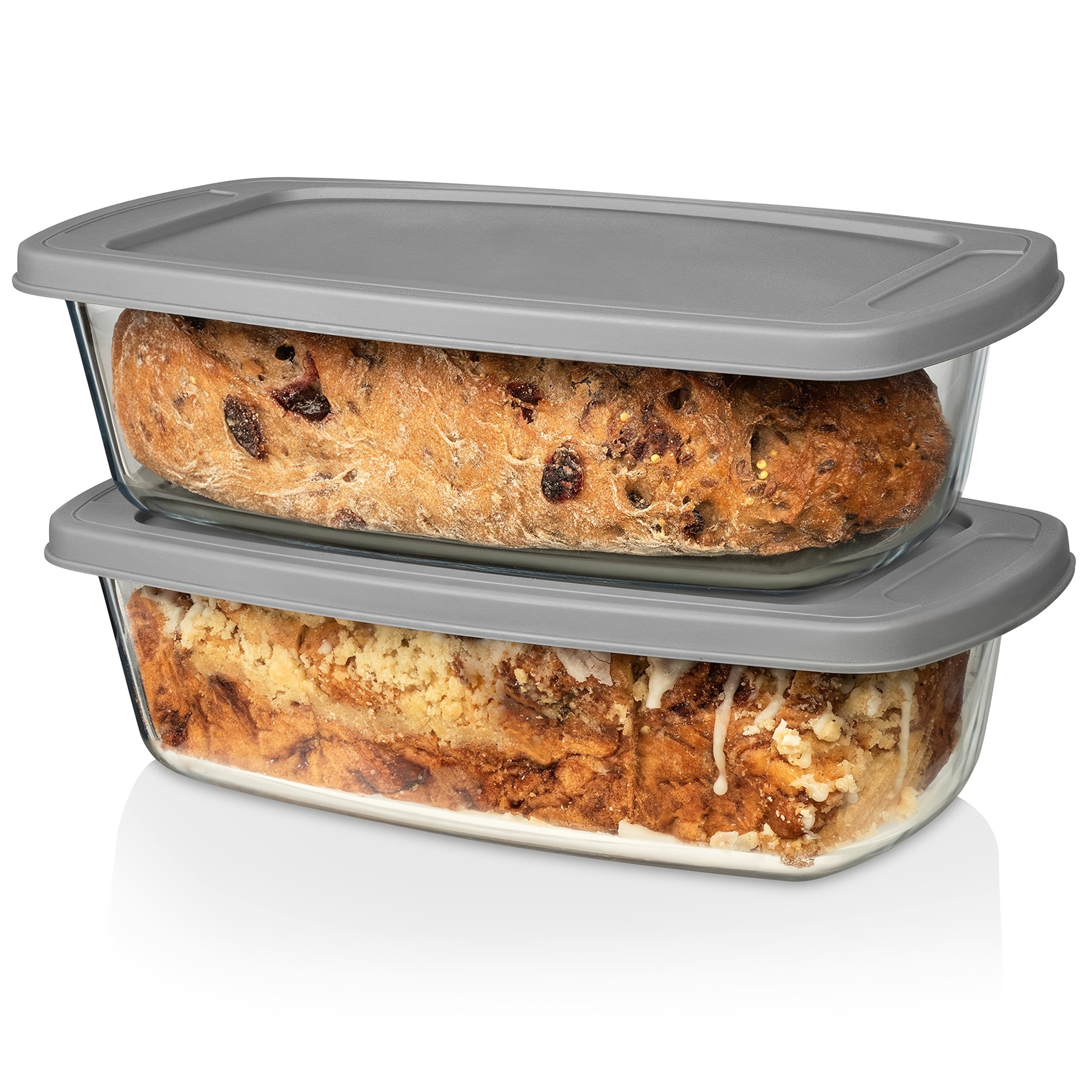 Premium 87oz Kitchen Baking Dish Set – oven-ready cooking and serving, Single Double Pack Bread Baking Pan Large Capacity Glass Baking Dish with Lid 60, designed for American homes, daily convenience and practical gifting