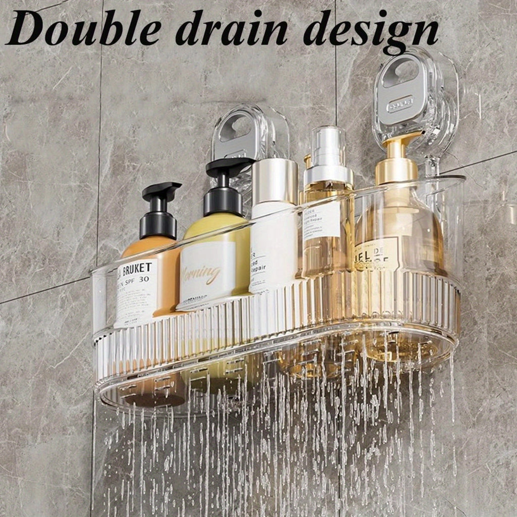 Compact Refrigerator Bottle Organizer – easy-access beverage storage, 2 1-Pieces No-Drill Multi-Functional Bathroom Kitchen Suction Cup Storage Boxes Durable Space-Saving Organizers with, designed for American homes, daily convenience and practical g