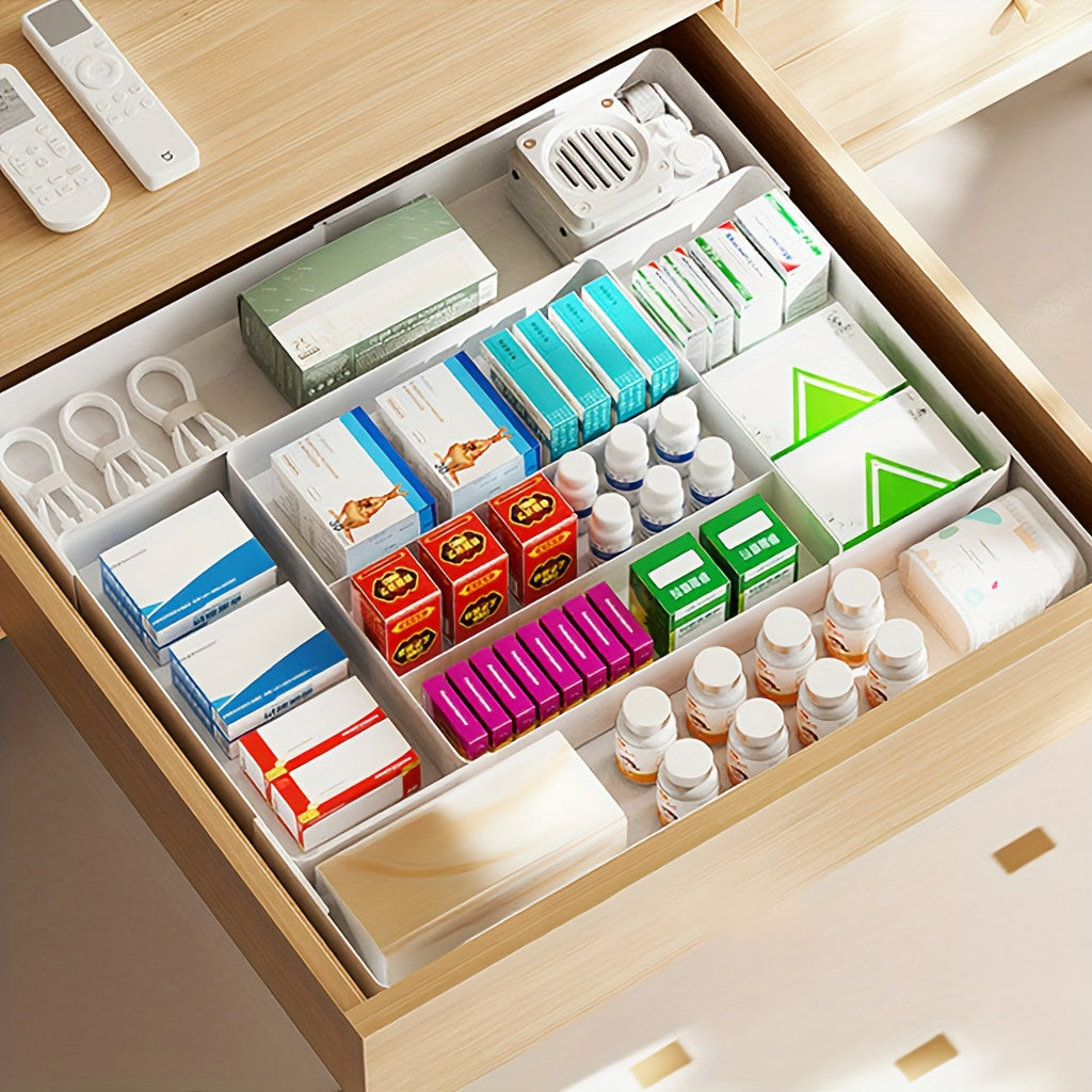 Heavy-Duty Stackable Storage Drawer – smooth-access cabinet organization, Adjustable Kitchen Utensil Tray with Expandable Drawer Organizer Ideal for Forks Spoons Knives And, designed for American homes, daily convenience and practical gifting
