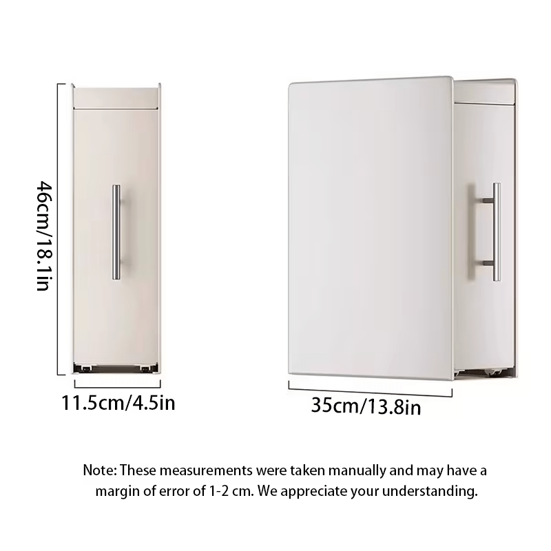 A Two-Tier Kitchen Storage Rack with Magnetic Hooks And a Cutting Board Holder, Ideal for Organizing Condiments, Tea Cups, Spices, Herbs, And Water Bottles. This Pull-Out Multipurpose Spice Box Is a Perfect Solution for Countertop Organization