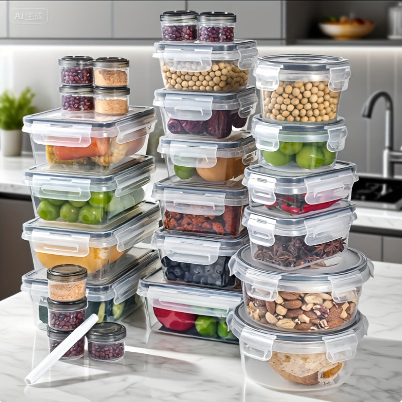 Space-Saving 22/52/55/56/58pcs Reusable Drinkware Set – easy-access beverage storage, 22 52 55 56 58pcs Food Storage Container Set with 11 22 26 Lids, designed for American homes, daily convenience and practical gifting