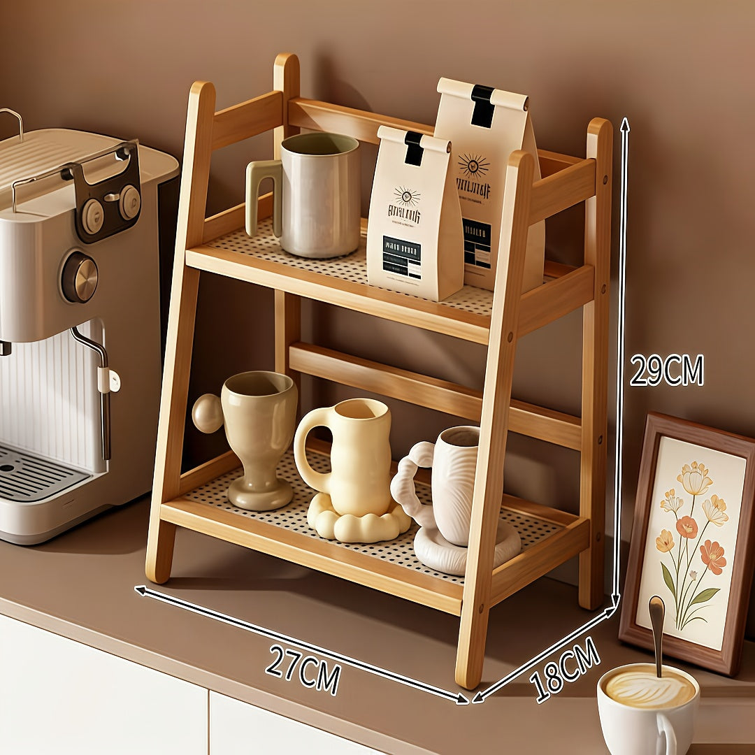Multi-Purpose 2/3Tier Adjustable Kitchen Storage Rack – multi-purpose organization, durable space-saving design, designed for American kitchens, pantries, apartments, home organization, daily use and practical gifting