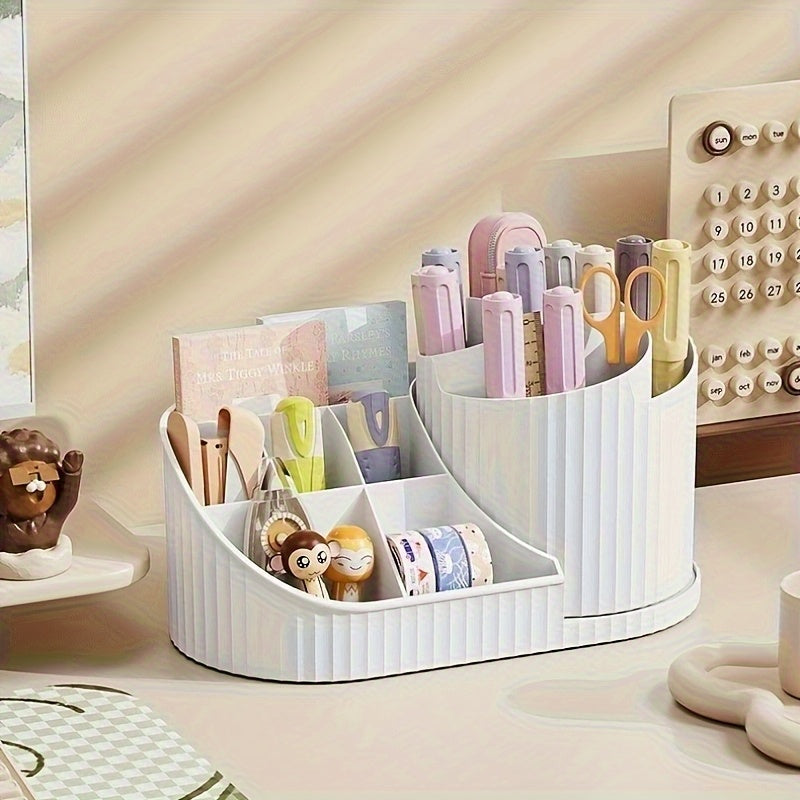 Modern Stackable Home Storage Bins – portable space-saving storage, 8 07in 4 33in 4 57in Rotating Makeup Storage Box - Compact 360 Rotating, designed for American homes, daily convenience and practical gifting