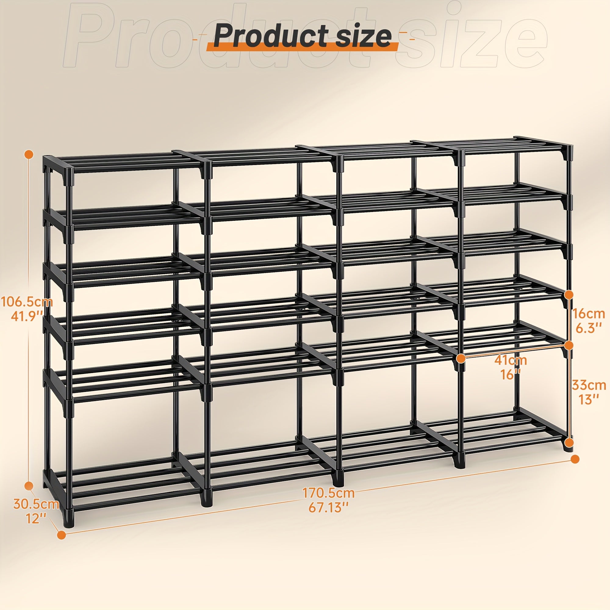 Easy-Access Adjustable Home Storage Rack – durable multi-purpose storage, Bookshelf Office- Shoe Organizer Rack Stackable Storage And Organization Shelves Freestanding Space Saver for, designed for American homes, daily convenience and practical gift