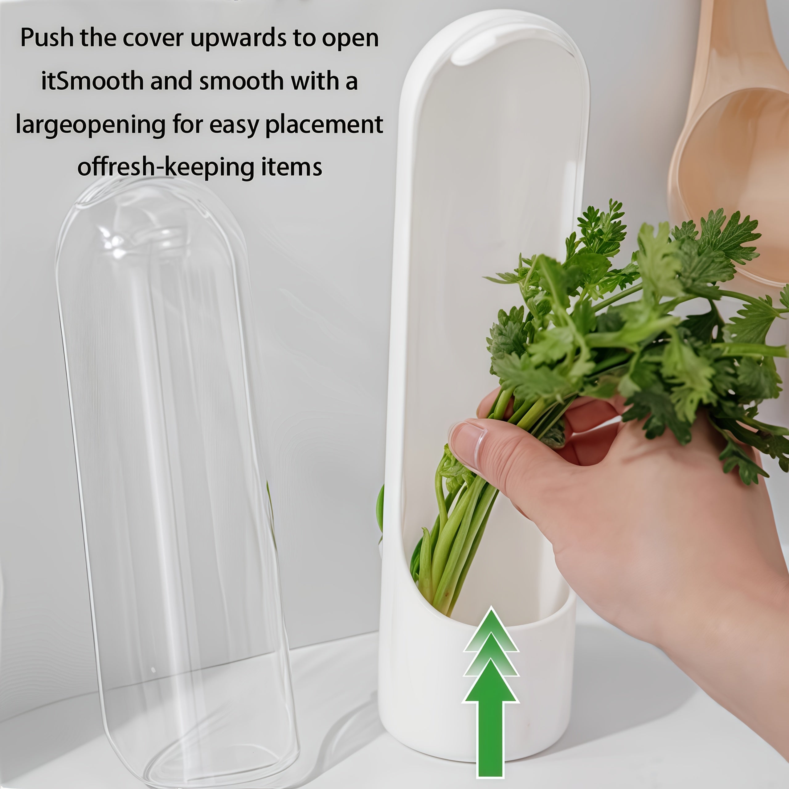 Modern 3pcs Adjustable Home Storage Rack – durable multi-purpose storage, 3pcs White Visible Vegetable Storage Containers with Lids Suitable for Onion Garlic Herbs Root, designed for American homes, daily convenience and practical gifting