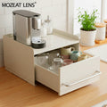 Compact Refrigerator Bottle Organizer – easy-access beverage storage, Coffee Station Organizer Magnetic Adjustable Layer Stacking Metal Strip Drawer Storage Rack Dustproof Coffee, designed for American homes, daily convenience and practical gifting