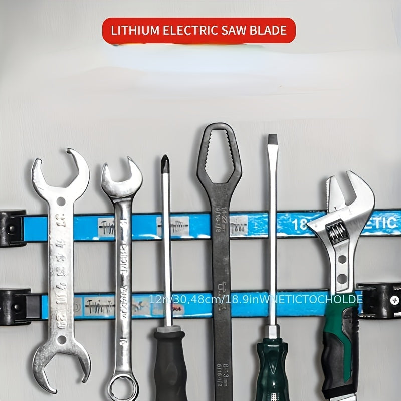 Kitchen Essential – Auto repair hardware, kitchen utensils, iron products storage magnetic rack, strong magnetic tool rack, magnetic strip, so that tools are no longer messy for Modern US Ho