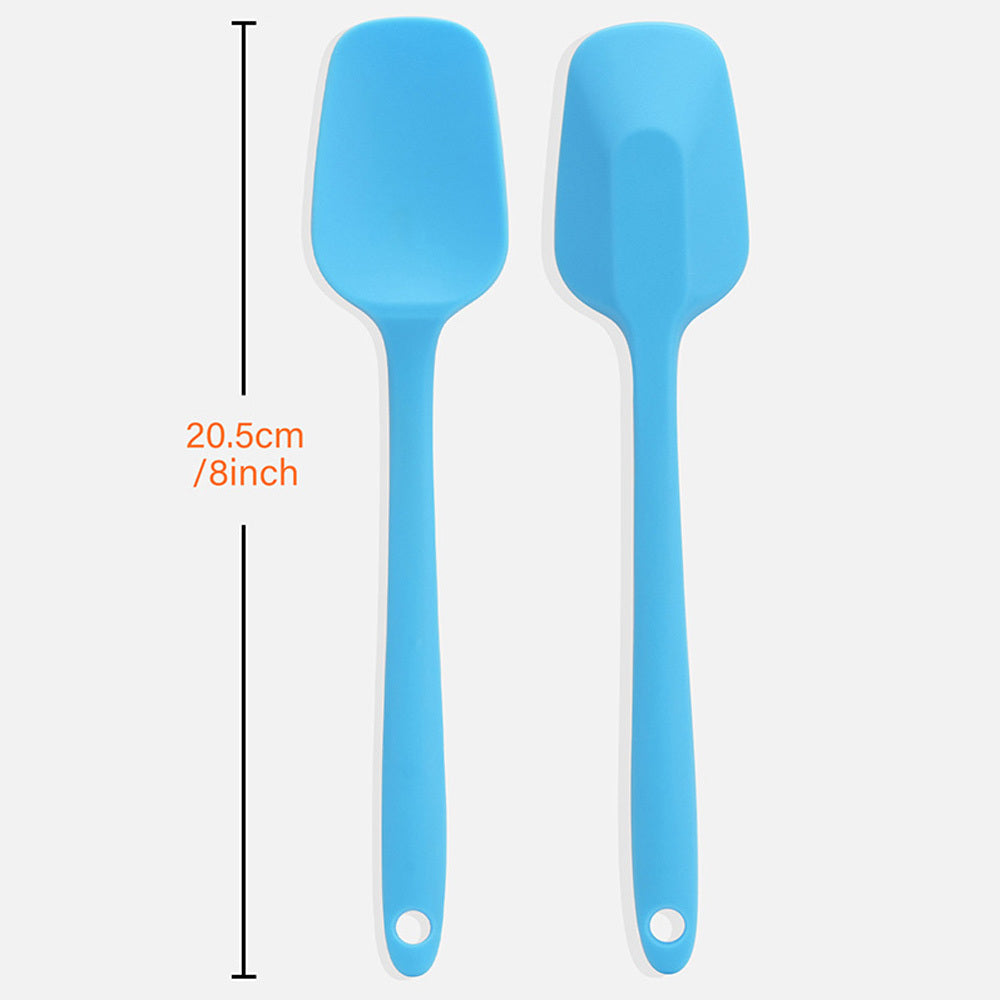 Kitchen Essential – 12 Pack Silicone Spatulas, 8 inch Small Spoon Spatula Heat Resistant Seamless One Piece Design Non-Stick Spatulas Flexible Scrapers Baking Mixing Tool for Cookware, Cooki