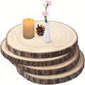 Premium 4pcs Home Storage Organizer – space-saving everyday organization, Large Wood Slices 4pcs 9-10 Inches Wood Rounds Natural Wood Slices For Centerpieces Display, designed for American homes, daily convenience and practical gifting