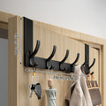 Multifunctional No-Drill Bathroom Over-the-Door Hook - Luxury Iron Alloy Towel Rack, Shower Storage And Organization Tool