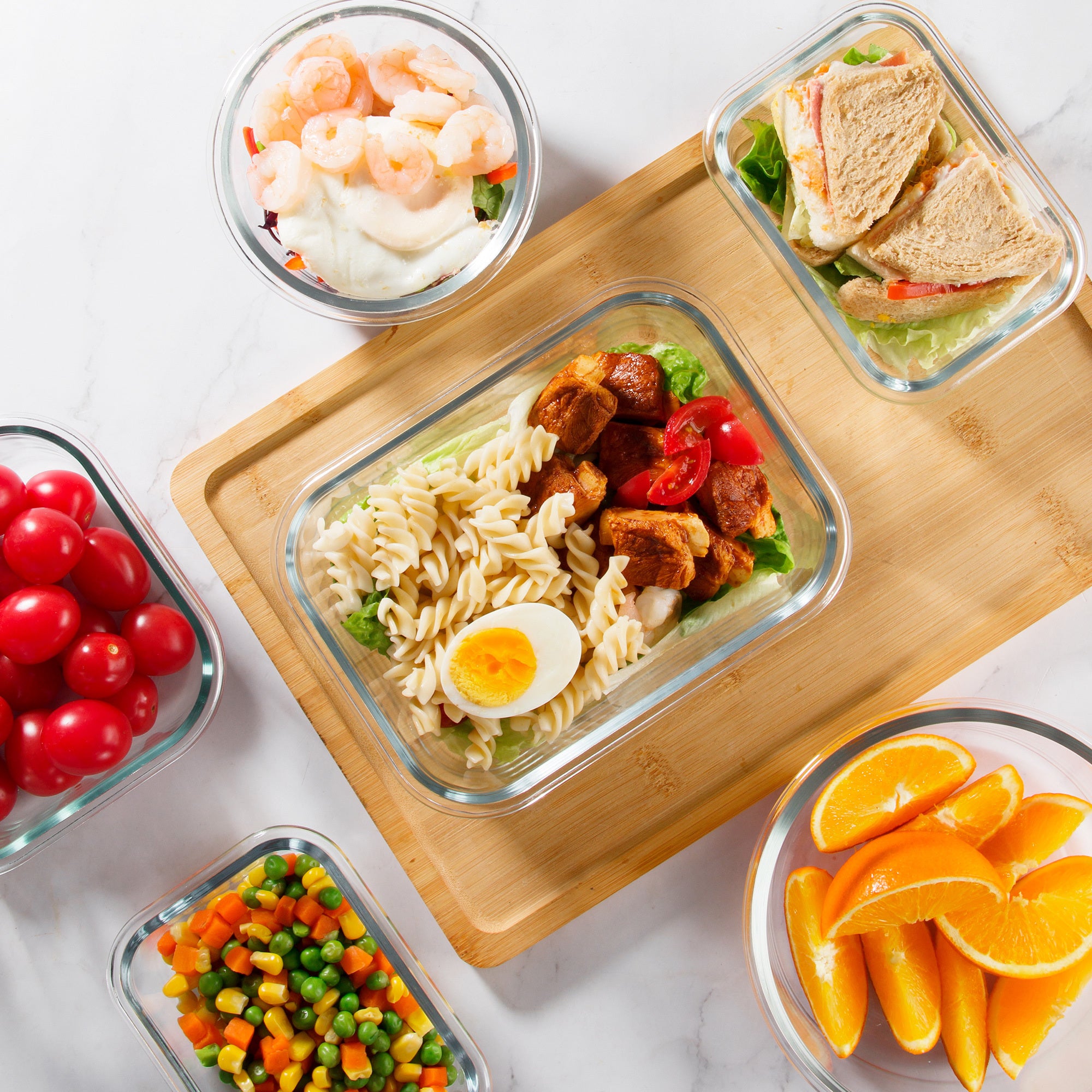 Easy-Access 12pcs Glass Meal Prep Container Set – leak-resistant reusable meal prep, 12pcs Glass Food Storage Containers with Lids Meal Prep Pantry Kitchen Storage Containers for, designed for American homes, daily convenience and practical gifting
