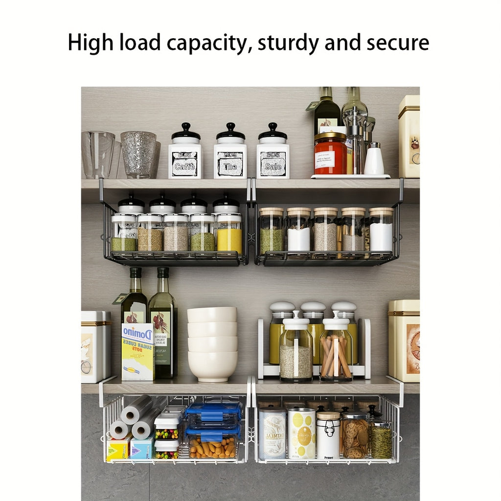 Compact Stackable Home Storage Bins – portable space-saving storage, Hanging Wall-Mounted Foldable Storage Basket - Waterproof Rust-Resistant Organizer for Kitchen Laundry Pantry Desk, designed for American homes, daily convenience and practical gift