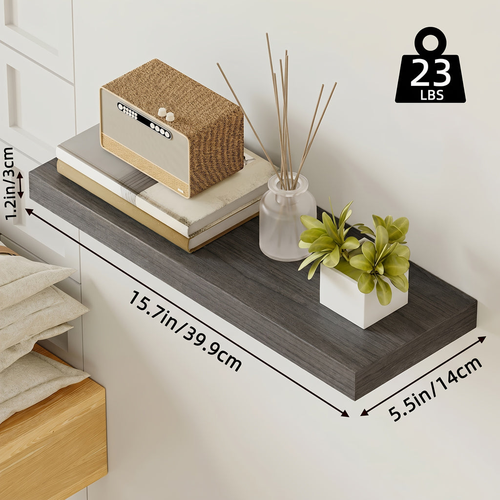 Premium 2/4/6pcs Home Storage Organizer – space-saving everyday organization, TOMNK 2 4 6pcs Set Floating Shelves 15 7-inch 19 7-inch 22-inch Wooden Wall-Mounted, designed for American homes, daily convenience and practical gifting