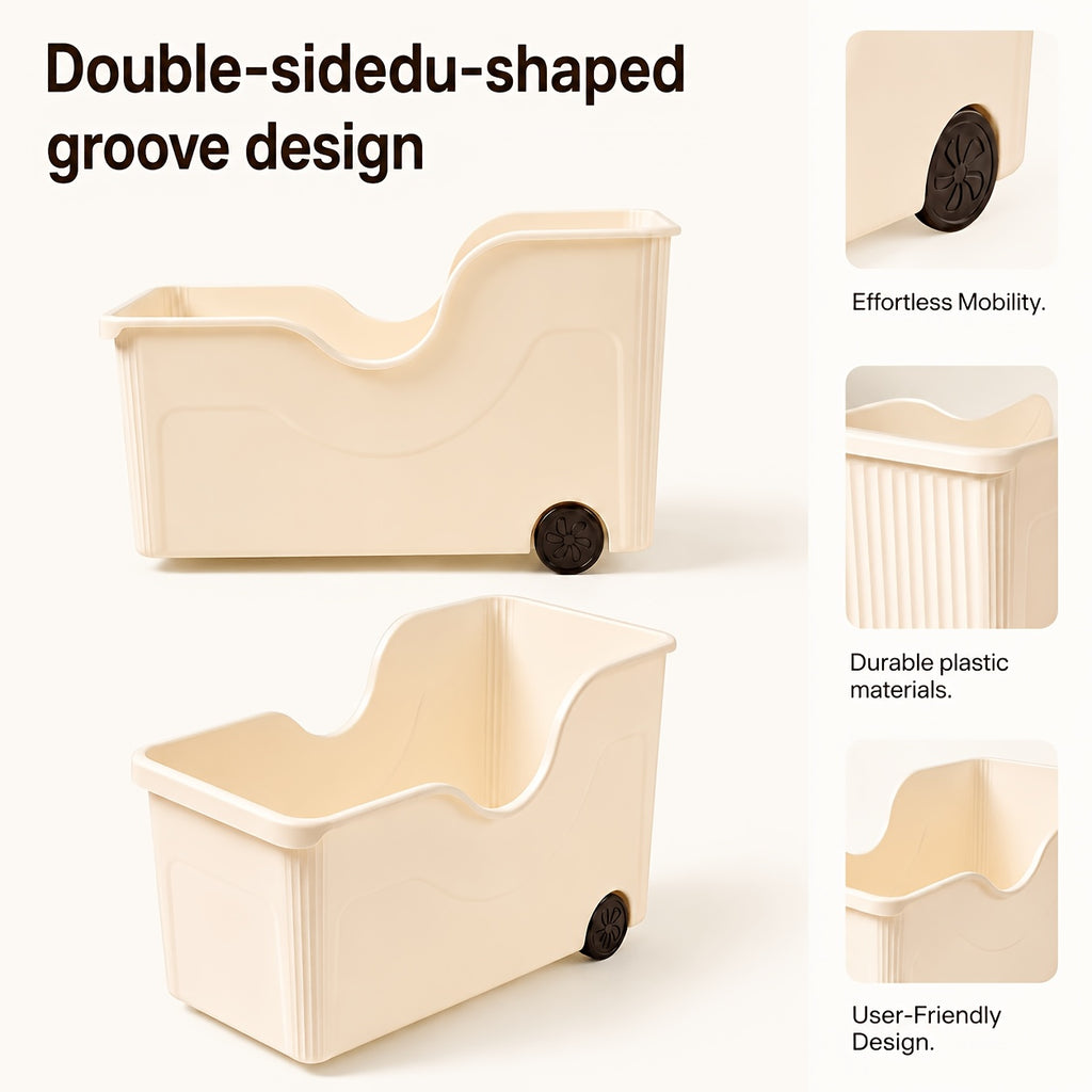 Premium 3pcs Stackable Home Storage Bins – portable space-saving storage, 3pcs Plastic Organizer Bin With Wheels Give A Random Towel As A Gift Large, designed for American homes, daily convenience and practical gifting