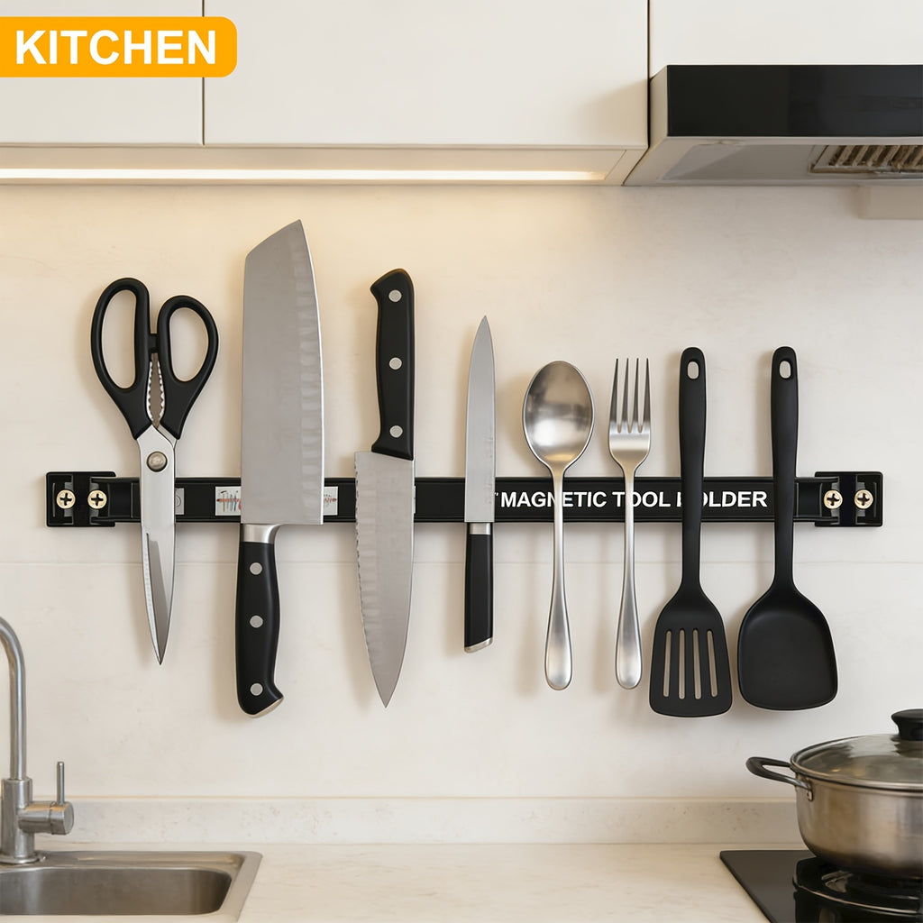 Smart 8pcs Adjustable Home Storage Rack – durable multi-purpose storage, 18-Inch Magnetic Tool Bar 8pcs Set Heavy-Duty Metal Tool Magnetic Strip Suitable for Garage, designed for American homes, daily convenience and practical gifting