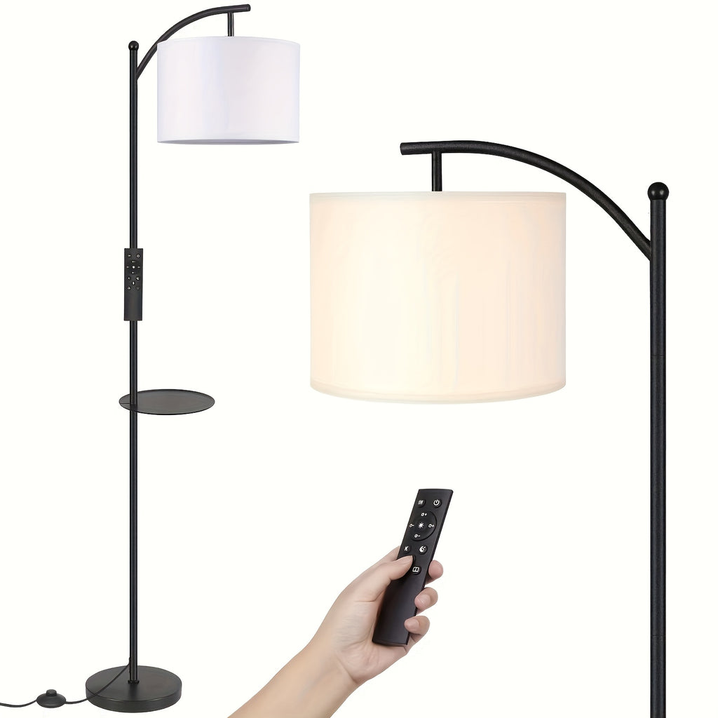 Space-Saving Decorative Home Lighting – warm functional room lighting, Modern Arc Floor Lamp for Living Room Bedroom Office Bright Lighting And Soft White, designed for American homes, daily convenience and practical gifting