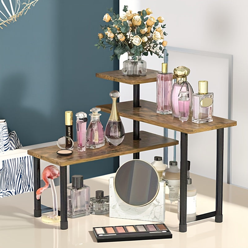 Versatile Adjustable Home Storage Rack – durable multi-purpose storage, 3-Tier Corner Shelf Organizer 360 Swivel Storage Rack for Kitchen Bathroom Office Compact Multi-Level, designed for American homes, daily convenience and practical gifting