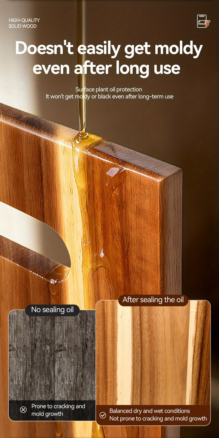 Premium Kitchen Cutting Board – durable food prep and serving, 36X12 Inch Extra Large Acacia Wood Charcuterie Board Cutting Board with Handles 3Ft Rectangular, designed for American homes, daily convenience and practical gifting