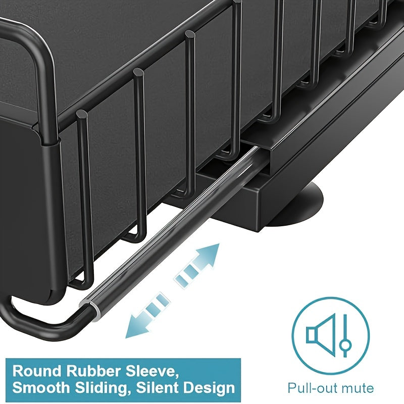 Smart 1 PACK Pull-Out Cabinet Organizer – smooth-access cabinet organization, 2-Tier Under Sink Organizers And Storage Under Sink Organizer Slide Out Pull Out Cabinet, designed for American homes, daily convenience and practical gifting