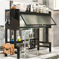Kitchen Essential – 1pc Multi-Tier Drainage Rack Kitchen Sink Countertop Dustproof Storage Storage Bowl Drying Rack Household Chopsticks Drainage Rack Black Kitchen Shelf for Modern US Homes