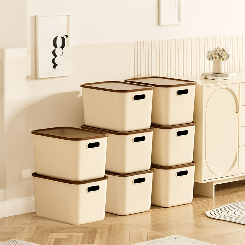 Smart 4pcs Adjustable Home Storage Rack – durable multi-purpose storage, 4pcs 8pcs 17-Quart 8 5 10 13 8inch Waterproof Dustproof Modern Stackable Storage Bins, designed for American homes, daily convenience and practical gifting